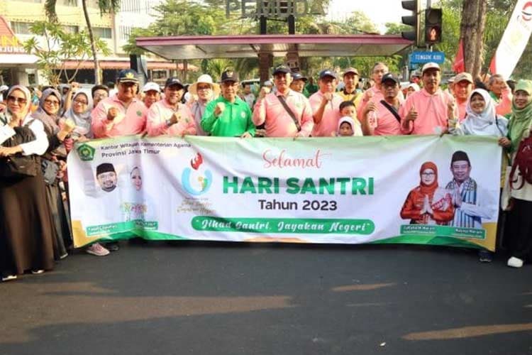 Kemenag Sidoarjo Turut Meriahkan Rangkaian Acara Hari Santri 2023 di Surabaya